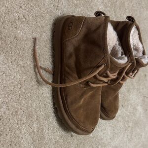 UGG Chestnut Suede Ankle Boots